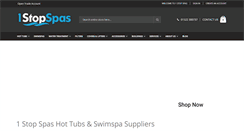 Desktop Screenshot of 1stopspas.com